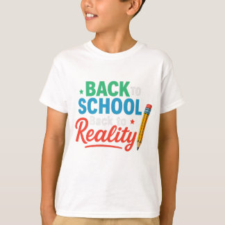 Zurück zum T - Shirt der Schule - Zurück in die Re