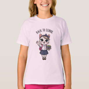 Zurück zum T - Shirt der Schülerkatze