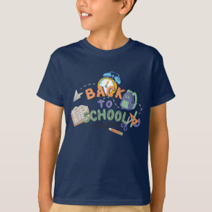 Zurück zum T - Shirt der Schuljungen Brave Smart