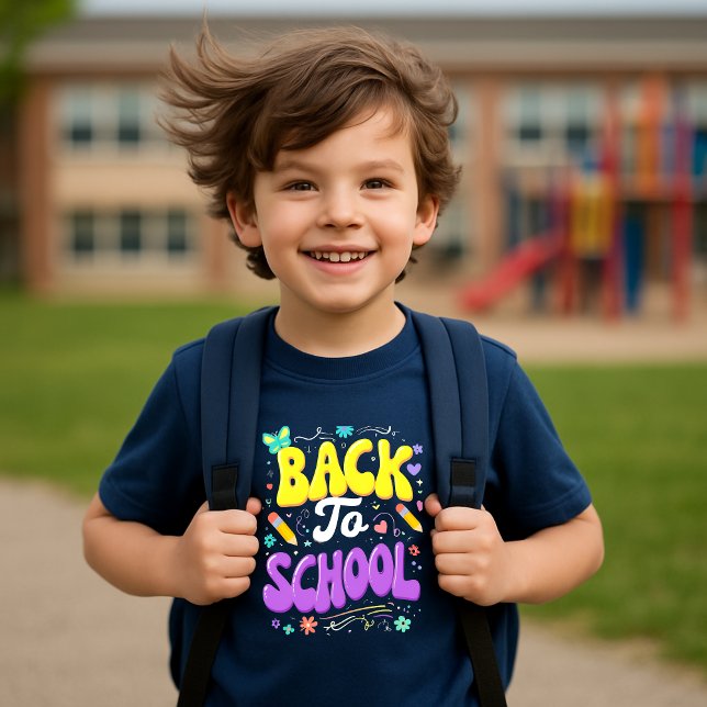 Zurück zum T - Shirt der Schulkinder - Niedlich un (Von Creator hochgeladen)