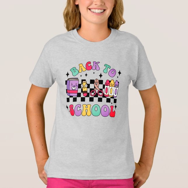 Zurück zum T - Shirt Schulbedarf (Vorderseite)