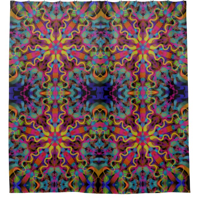 ZURÜCK ZUM ZENTRUM DUSCHVORHANG (Vorderseite)