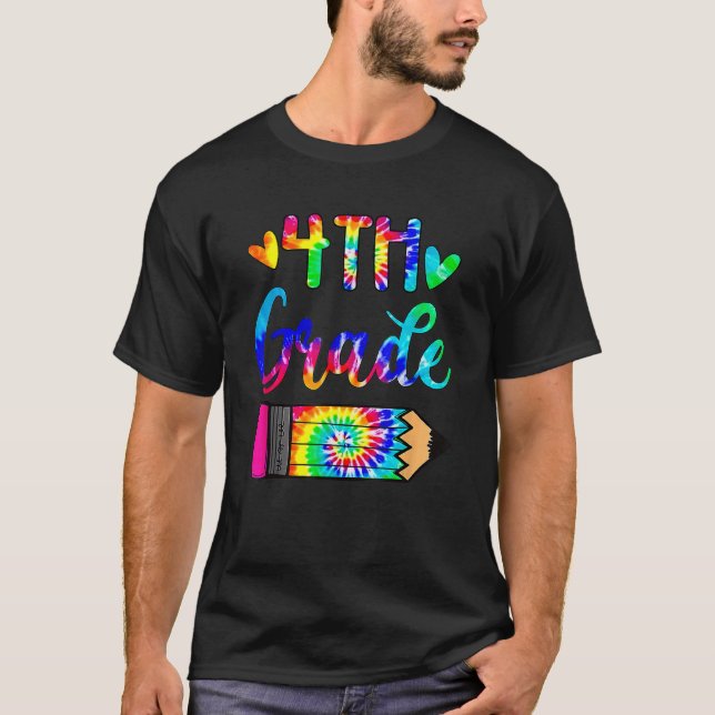 Zurück zur 4. Gefärbte Krawatte des Lehrers T-Shirt (Vorderseite)