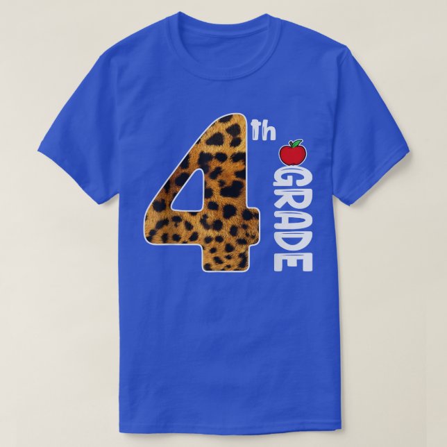 Zurück zur 4. Klasse für Lehrer T-Shirt (Design vorne)
