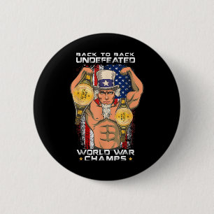 Zurück zur Besiegung des Weltkriegs Uncle Sam Button