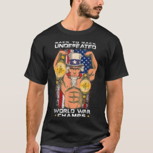 Zurück zur Besiegung des Weltkriegs Uncle Sam T-Shirt