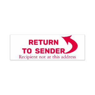 Zurück zur Briefmarke des Absenders Permastempel