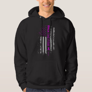 Zurück zur Brustkrebserkrankung im rosa Oktober Hoodie