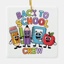 Zurück zur Crew der Schule Keramikornament