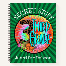 Zurück zur dritten Schulstufe Notizbuch