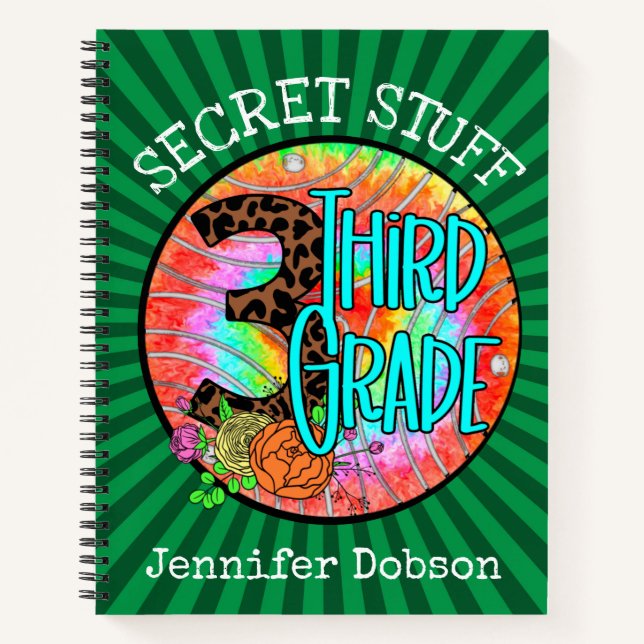 Zurück zur dritten Schulstufe Notizbuch (Vorderseite)