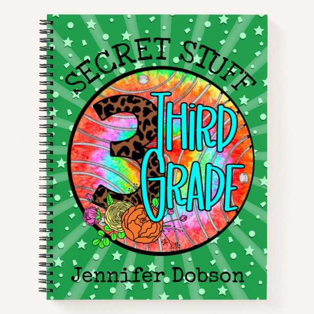 Zurück zur dritten Schulstufe Notizbuch (Vorderseite)