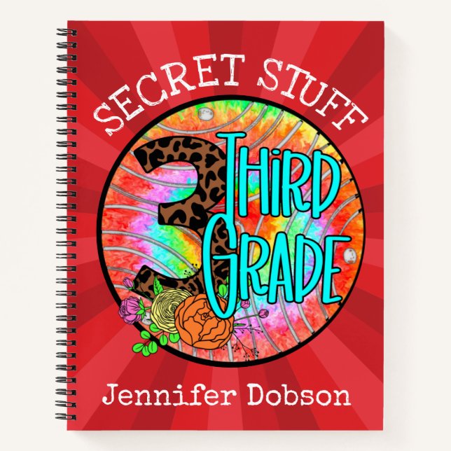 Zurück zur dritten Schulstufe Notizbuch (Vorderseite)