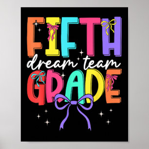 Zurück zur fünften Klasse des Traumteams Lehrerin Poster