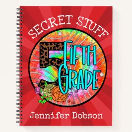 Zurück zur fünften Schulklasse Notizbuch