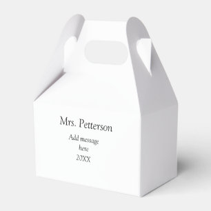 Zurück zur Lehrerbewertung Jahr für Jahr Geschenkschachtel