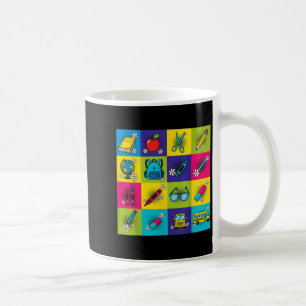Zurück zur Lehrerin Studentin Männer Mädchen Kind Kaffeetasse