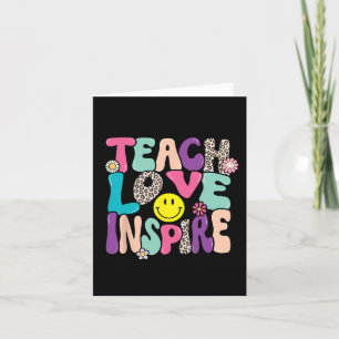Zurück zur Liebe für Schulunterricht Inspirierte R Karte