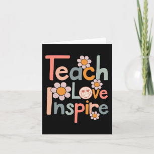 Zurück zur Liebe für Schulunterricht Inspirierte R Karte