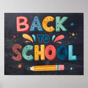 Zurück zur Printwerbung in der Schule Poster