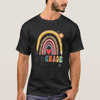 Zurück zur Regenbogen-Schul-4. Vierte-Klasse-Manns T-Shirt