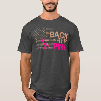 Zurück zur rosa Ribbon Camoue American Flag Breast T-Shirt