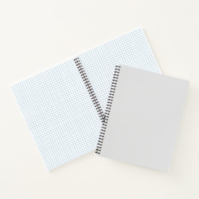 Zurück zur schlichten, leicht grauen Behörde® Notizbuch (Innenseite)