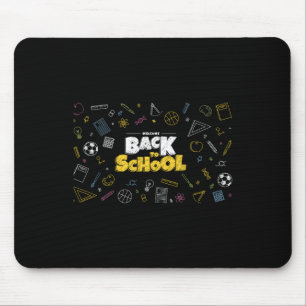 Zurück zur Schulabteilung - Maske, der witzige Leh Mousepad