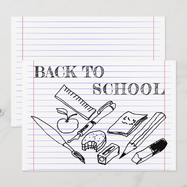 Zurück zur Schule (Vorne/Hinten)
