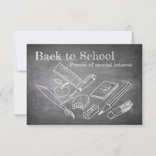 Zurück zur Schule (Vorderseite)
