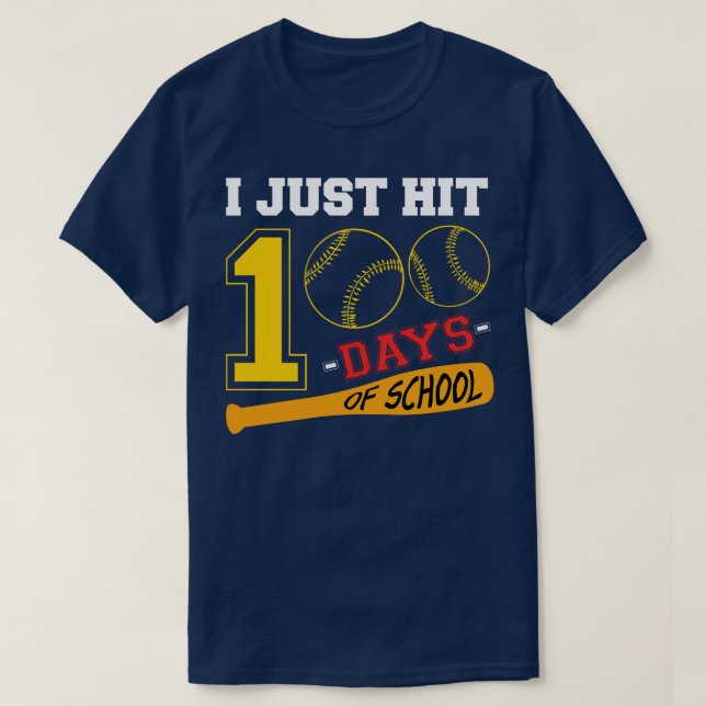 Zurück zur Schule 100 Schultag (332) T-Shirt (Design vorne)