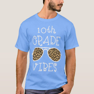 Zurück zur Schule 10. Klasse Vibes Shirt Erster Ta