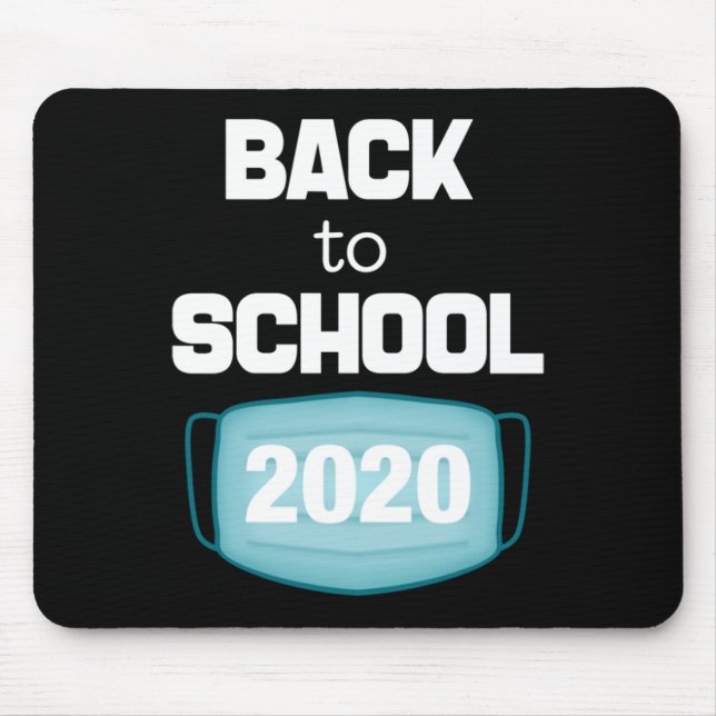 Zurück zur Schule 1 Mousepad (Vorne)