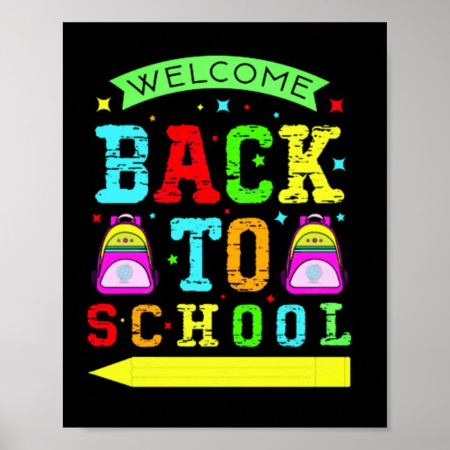 Zurück zur Schule 2024 Poster (Vorne)