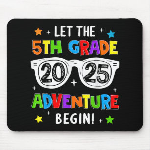 Zurück zur Schule 2025 Lass das 5. Klasse Abenteue Mousepad