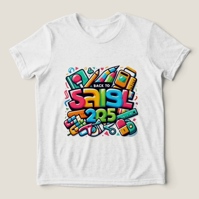 Zurück zur Schule 2025 T - Shirt - Funny First Day (Design Vorderseite)