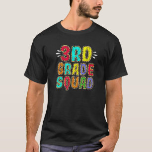 Zurück zur Schule 3. Klasse Squad Leopard Druck Le T-Shirt