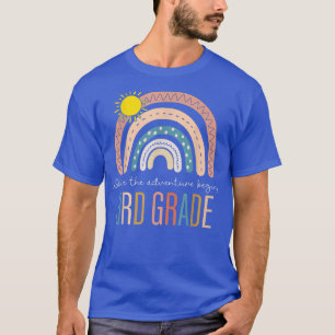 Zurück zur Schule 3. Klasse, wo das Abenteuer begi T-Shirt