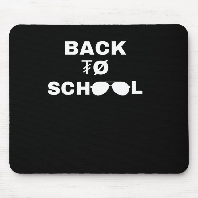 Zurück zur Schule 3 Mousepad (Vorne)