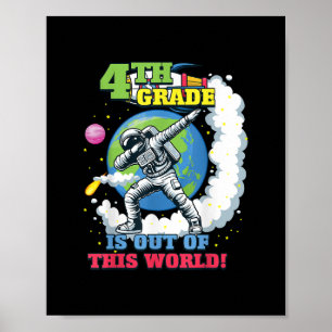 Zurück zur Schule 4. Klasse Weltraum aus dieser We Poster