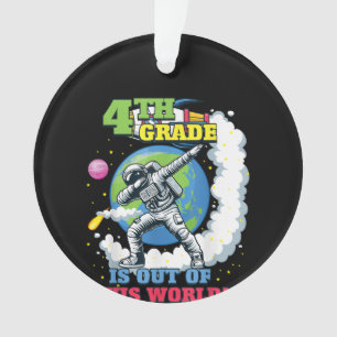 Zurück zur Schule 4. Klasse Weltraum außerirdisch Ornament