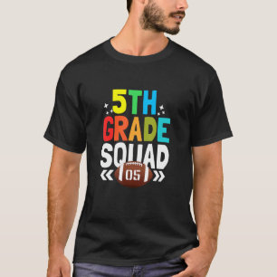 Zurück zur Schule 5. Klasse Fußball Kinder T-Shirt