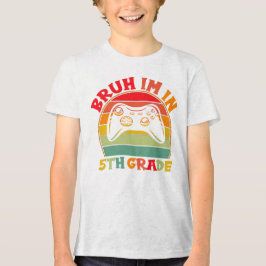 Zurück zur Schule 5. Klasse - Rainbow Gaming für K Tri-Blend Shirt