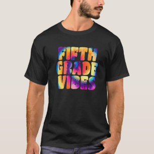 Zurück zur Schule 5. Klasse Vibes Erster Tag Lehre T-Shirt