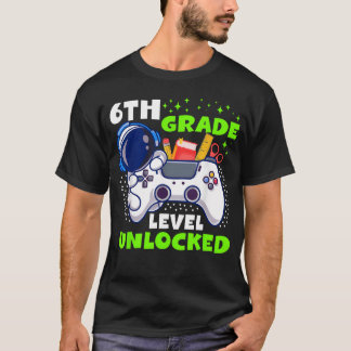 Zurück zur Schule 6. Klasse Level freigeschaltet G T-Shirt