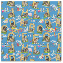 Zurück zur Schule ABC-Fabric Stoff