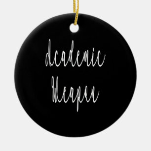 Zurück zur Schule, akademische Waffen, Inspiration Keramik Ornament