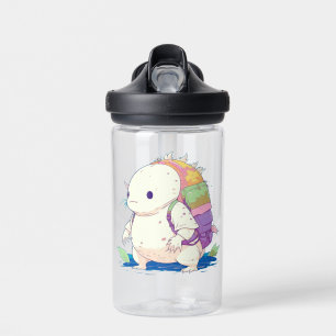 Zurück zur Schule Axolotl Kawaii Personalisiert Trinkflasche