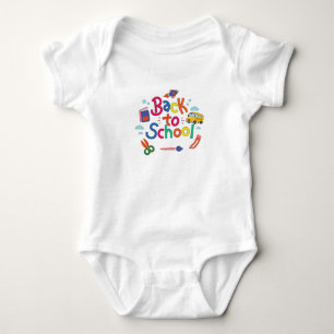 Zurück zur Schule Baby Strampler