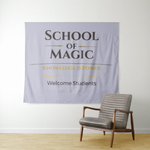 Zurück zur Schule Banner Klassenzimmer Dekoration Wandteppich